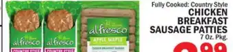 Bravo Supermarkets Chicken Breakfast Sausage Patties offer