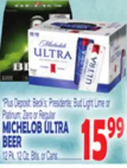 Bravo Supermarkets Michelob Ultra Beer offer