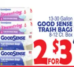 Bravo Supermarkets GOOD SENSE TRASH BAGS offer