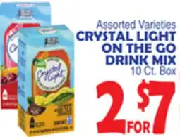 Bravo Supermarkets CRYSTAL LIGHT ON THE GO DRINK MIX offer