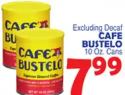 Bravo Supermarkets CAFE BUSTELO offer