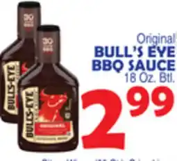 Bravo Supermarkets BULL'S EYE BBQ SAUCE offer