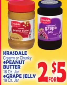Bravo Supermarkets Krasdale Creamy or Chunky offer