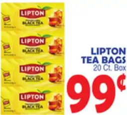 Bravo Supermarkets LIPTON TEA BAGS offer