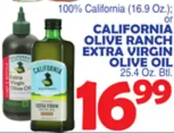Bravo Supermarkets CALIFORNIA OLIVE RANCH EXTRA VIRGIN OLIVE OIL 25.4 Oz. Btl offer
