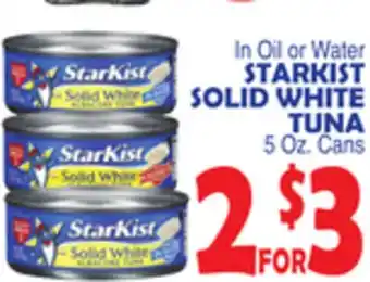 Bravo Supermarkets Starkist Solid White Tuna offer