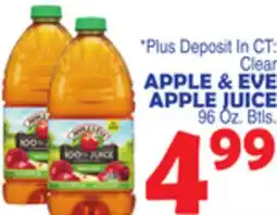 Bravo Supermarkets APPLE & EVE APPLE JUICE offer