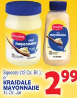 Bravo Supermarkets Krasdale Mayonnaise offer