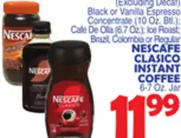Bravo Supermarkets Nescafe Clasico Instant Coffee offer