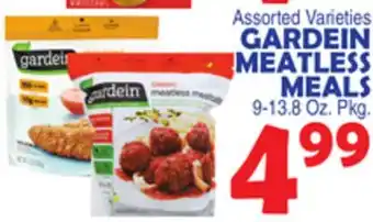 Bravo Supermarkets GARDEIN MEATLESS MEALS offer