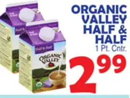Bravo Supermarkets ORGANIC VALLEY HALF & HALF offer