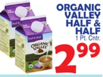Bravo Supermarkets ORGANIC VALLEY HALF & HALF offer