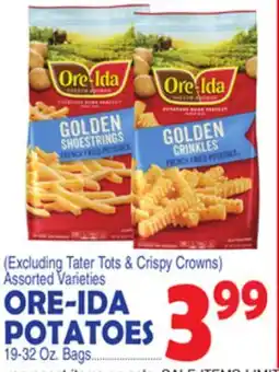 Bravo Supermarkets ORE-IDA POTATOES offer
