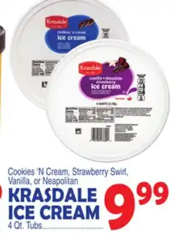 Bravo Supermarkets Krasdale Ice Cream offer