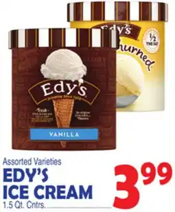 Bravo Supermarkets EDY'S ICE CREAM offer