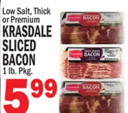 Bravo Supermarkets KRASDALE SLICED BACON offer