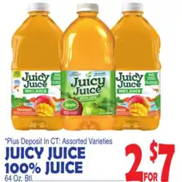 Bravo Supermarkets JUICY JUICE 100% JUICE offer