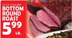 Bravo Supermarkets BOTTOM ROUND ROAST offer