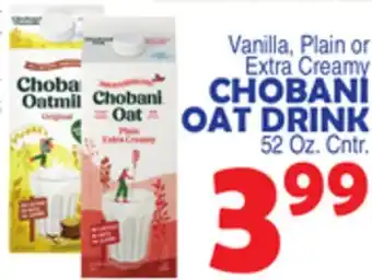 Bravo Supermarkets Chobani Oat Drink offer