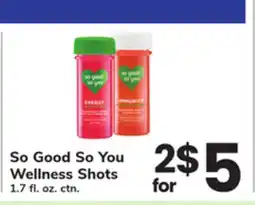ACME So Good So You Wellness Shots offer