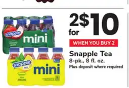 ACME Snapple Tea offer