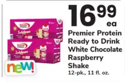 ACME Premier Protein Ready to Drink White Chocolate Raspberry Shake offer