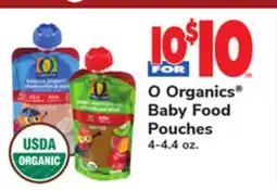 ACME O Organics Baby Food Pouches offer