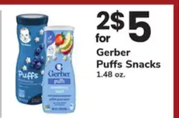 ACME Gerber Puffs Snacks offer