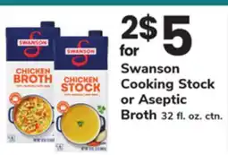 ACME Swanson Cooking Stock or Aseptic Broth offer