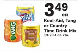 ACME Kool-Aid, Tang or Country Time Drink Mix offer