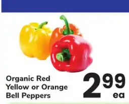 ACME Organic Red Yellow or Orange Bell Peppers offer