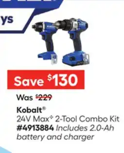 Lowe's 24V MaxC 2-Tool Combo Kit offer