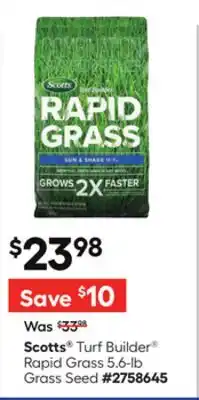Lowe's Turf Builder Rapid Grass 5.6-lb Grass Seed offer