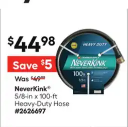 Lowe's 5/8-in x 100-ft Heavy-Duty Hose offer