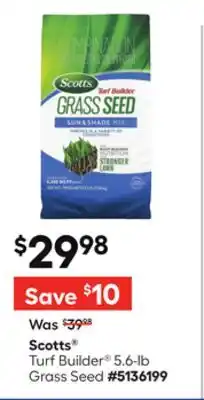 Lowe's Turf Builder 5.6-lb Grass Seed offer