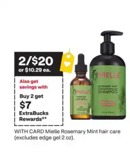 CVS Mielle Rosemary Mint hair care offer