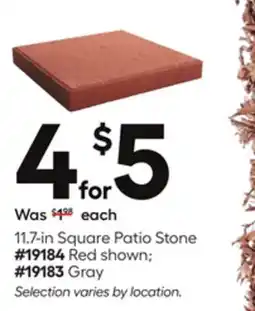 Lowe's 11.7-in Square Patio Stone offer