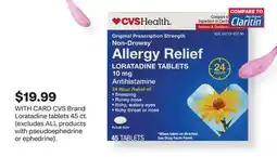 CVS CVS Brand Loratadine tablets offer