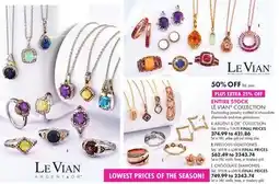 Boscov's LE VIAN COLLECTION Enchanting jewelry crafted in chocolate diamonds and rare gemstones offer