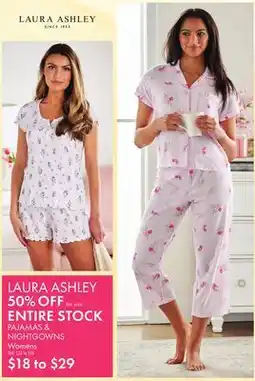 Boscov's LAURA ASHLEY PAJAMAS & NIGHTGOWNS offer