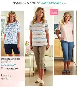 Boscov's FASHION FAVORITES Womens & Petites offer