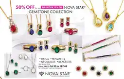 Boscov's NOVA STAR GEMSTONE COLLECTION offer