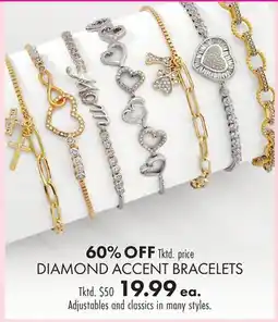 Boscov's DIAMOND ACCENT BRACELETS offer