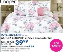Boscov's ASHLEY COOPER 7-Piece Comforter Set offer