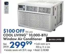 Boscov's COOL LIVING 10,000-BTU Window Air Conditioner offer