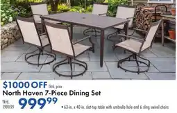 Boscov's North Haven 7-Piece Dining Set offer