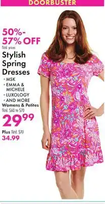 Boscov's Stylish Spring Dresses offer