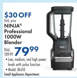 Boscov's NINJA Professional 1000W Blender offer