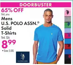 Boscov's Mens U.S POLO ASSN. Solid T-Shirts offer