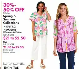 Boscov's Spring & Summer Collections offer